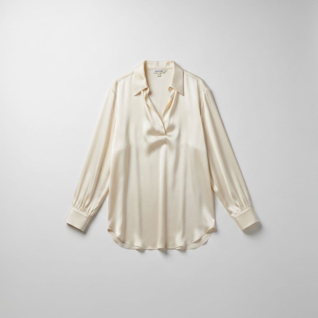 Ivory Silk Blouse